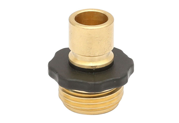 Ορείχαλκος Male Garden Hose Quick Connect Fitting with Rubber