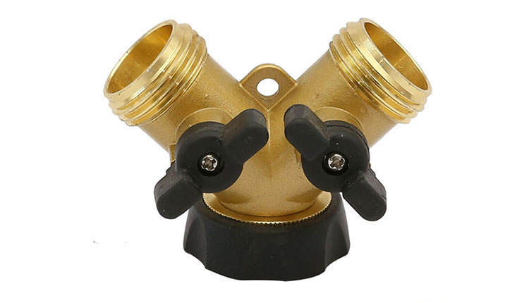 Aluminum 2-Way Shut-Off Garden Valve made in China