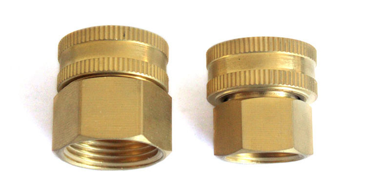 Dual Female Ορείχαλκος Swivel Hose Connector